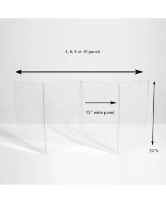 Low Pet Gate Zig Zag Options 8 panel