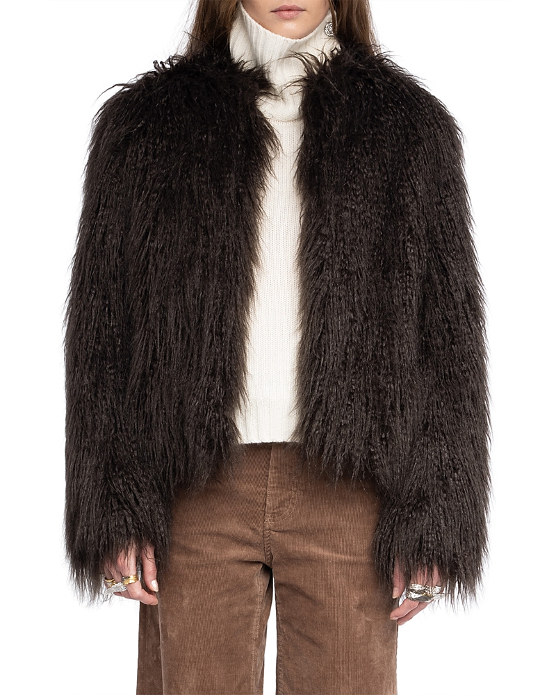 Zadig & Voltaire Freddie Faux Fur Coat