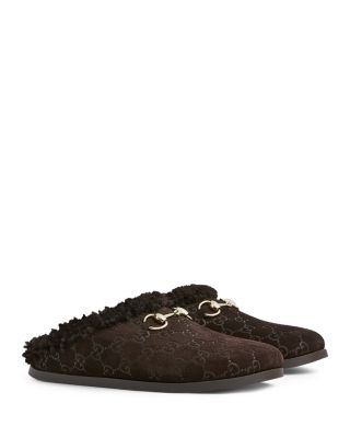 Women's Horsebit Shearling Mules