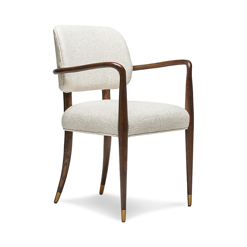 Interlude Home Serafina Arm Chair In Brown