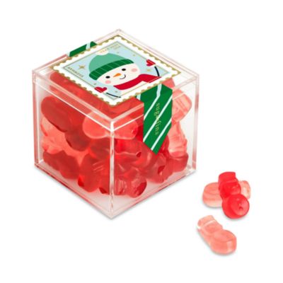 Snowman Gummies Candy, 4 Cubes