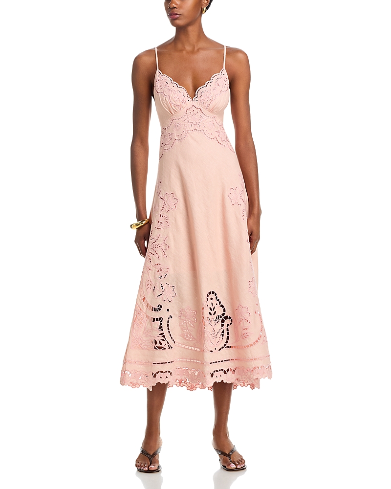 Farm Rio Richelieu Slip Midi Dress