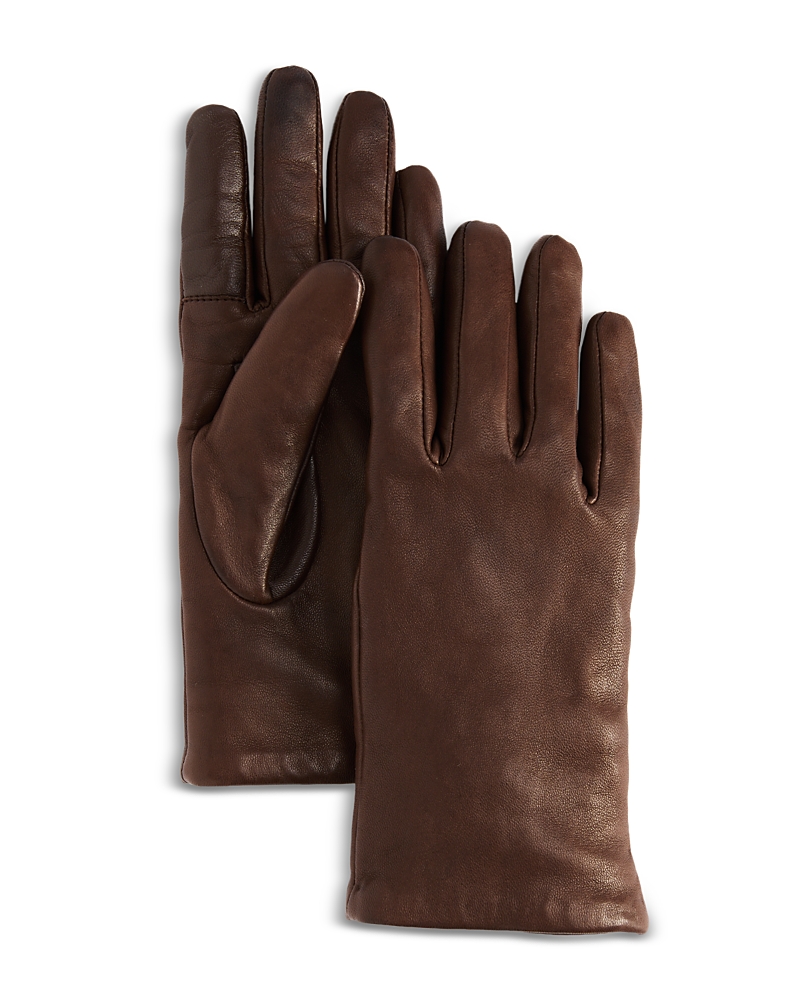 Bloomingdale's Cashmere Lined Leather Tech Gloves - Exclusive · XXS/6