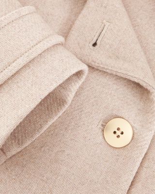 Aurelie Wool Blend Peacoat