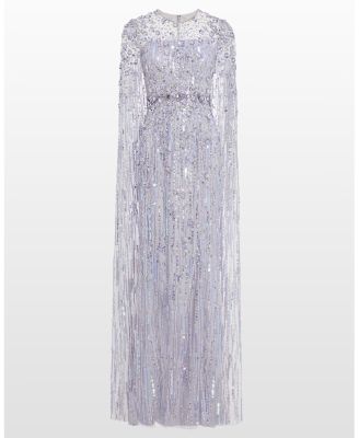 Ruby Embellished Cape Maxi Dress