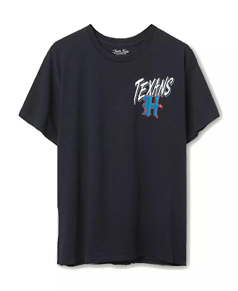 Junk Food Clothing Unisex Nfl Houston Texans Icon Flea Market Tee