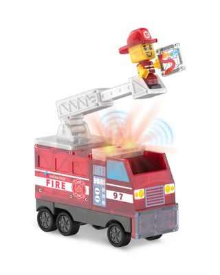 Fire Station Magnetic Construction Set, 50 Piece - Ages 3+