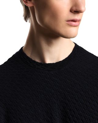 Geometric Jacquard Jersey Tee