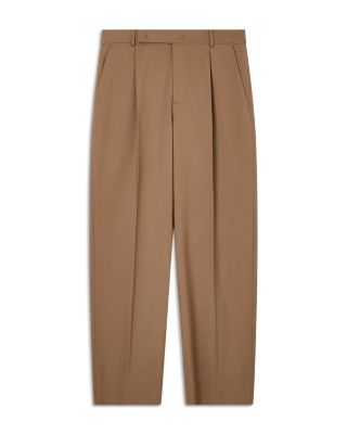 Saglia Wide Leg Wool Trousers