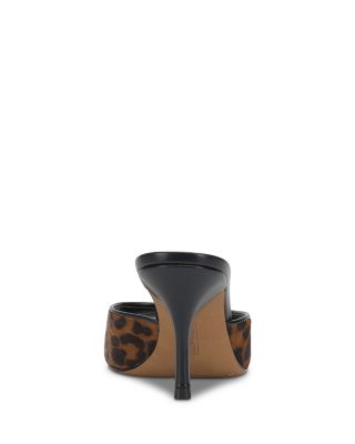 Women's Prynn Calf Hair High Heel Mule Sandals