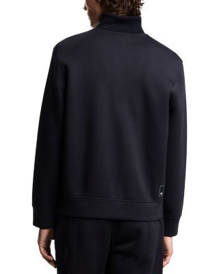 Travel Essentials Ribbed Turtleneck Zip Up Sweatshirt