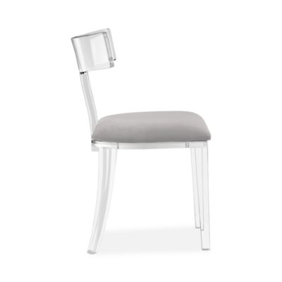 Tristan Acrylic Klismos Chair