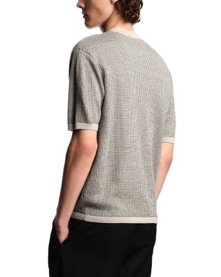 Virgin Wool Short Sleeve Sweater