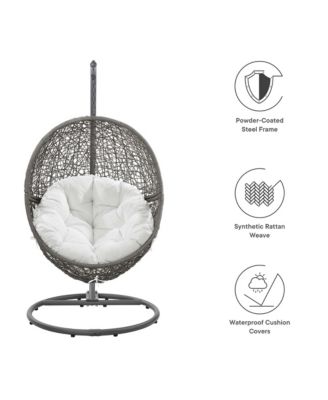 Encase Outdoor Patio Rattan Swing Chair