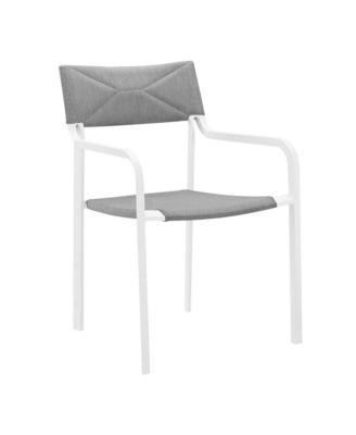 Raleigh Stackable Outdoor Patio Aluminum Dining Armchair
