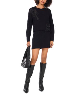 Embellished Crewneck Sweater