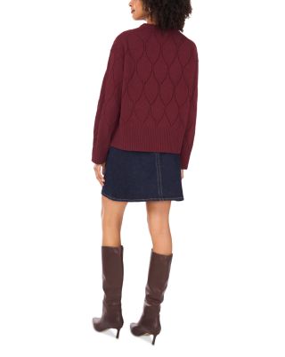 Pointelle Pattern Sweater