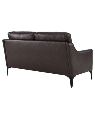 Corland Leather Loveseat