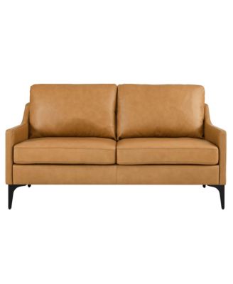 Corland Leather Loveseat