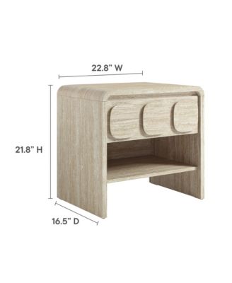 Toscana 1-Drawer Nightstand