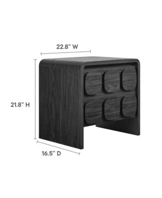 Toscana 2-Drawer Nightstand