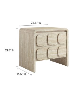 Toscana 2-Drawer Nightstand