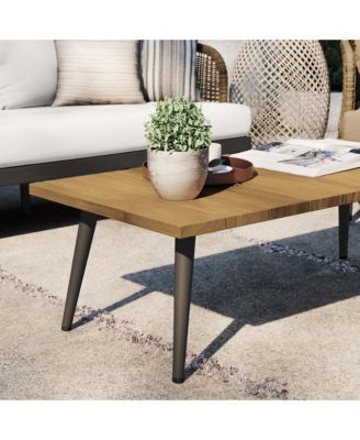 Meadow Outdoor Patio Teak Wood Coffee Table