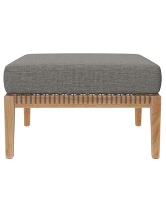 Clearwater Outdoor Patio Teak Wood Ottoman
