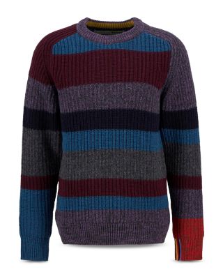 x Paul Smith Multi Striped Crewneck Sweater