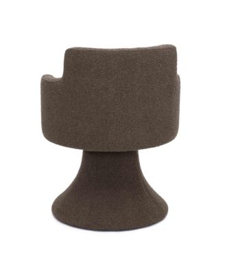 Jeffree Performance Boucle Swivel Dining Chair