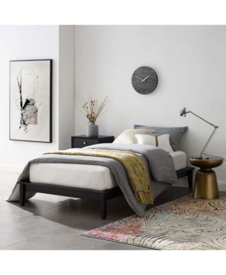 Lodge Wood Platform Bed Frame