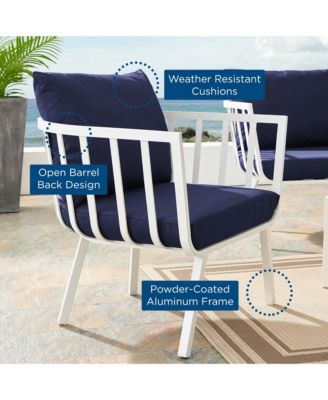 Riverside Outdoor Patio Aluminum Armchair