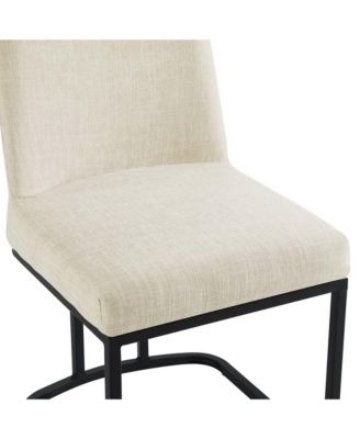 Amplify Sled Base Upholstered Fabric Dining Side Chair