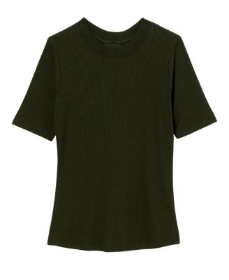 Blanche Button-Back Plush Pima Top