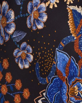 Snakes Bouquet Maxi Slip Dress