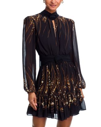 knee length dresses for ladies Farm Rio Printed Jersey Midi Dress main image 1