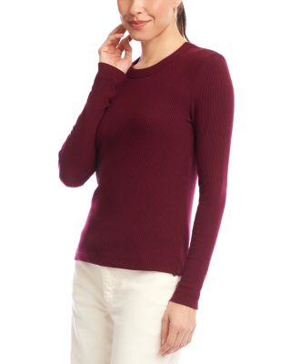 Ribbed Crewneck Top