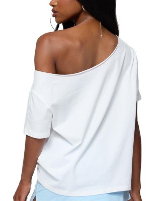 Hawaiian Babe Off Shoulder T Shirt