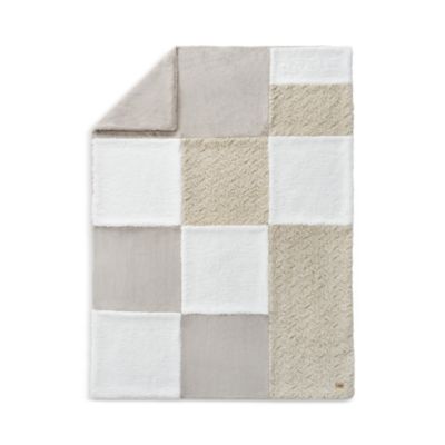 Orly Patchwork Faux Fur Throw Blanket