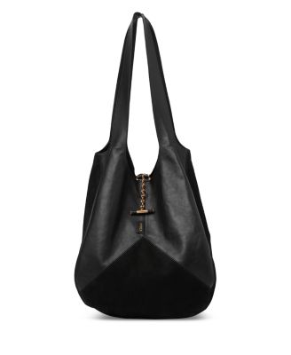 Balloon Suede Hobo Bag