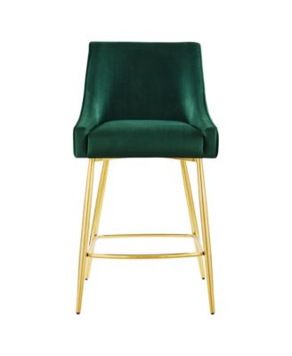 Discern Performance Velvet Counter Stool