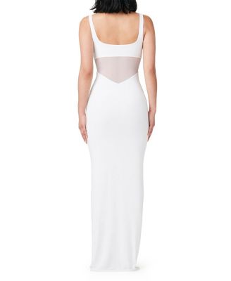 Hourglass Mesh Contrast Dress