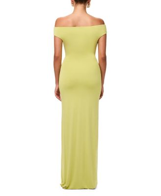 Smooth Off-Shoulder Maxi Dress