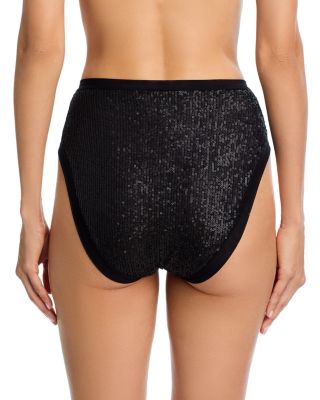 Racer Sequined Hipster Bottom