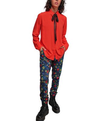 The Empower Long Sleeve Bow Button Up