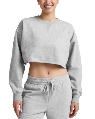 Luxe Fleece Cropped Sweatshirt