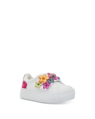 KURT GEIGER LONDON - Mini Flower Retal Sneakers - Toddler, Little Kid, Big Kid