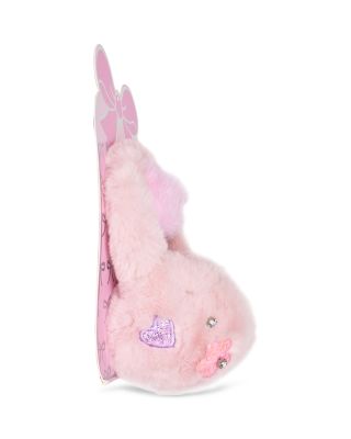 Girls' Butterfly Faux Fur Earmuffs & Gloves Set - Big Kid