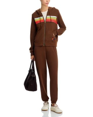 Rainbow-Stripe Hoodie 