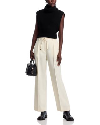 Wool Wide Leg Pants